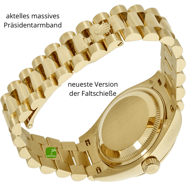 rolex lady datejust 28 mm gold schliesse zu