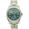 Rolex Milgauss blau stehend