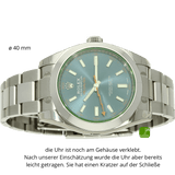 Rolex Milgauss blau liegend