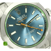 Rolex Milgauss blau Zifferblatt