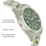 Rolex Milgauss blau Gehaeuse rechts