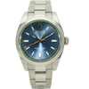 Rolex Milgauss blau 116400 GV stehend 2 