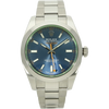 Rolex Milgauss blau 116400 GV stehend 