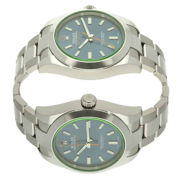 Rolex Milgauss blau 116400 GV Gehaeuse 3 9