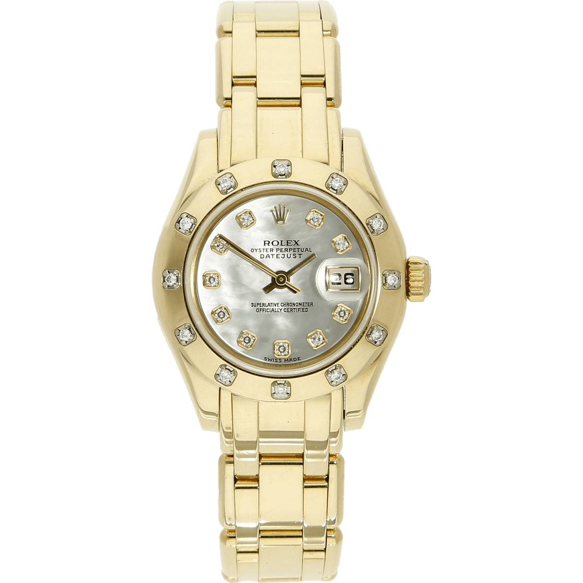 Rolex Pearlmaster 80318 MOP stehend