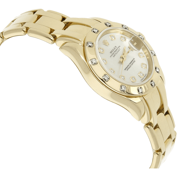 Rolex Pearlmaster 80318 MOP Gehaeuse links