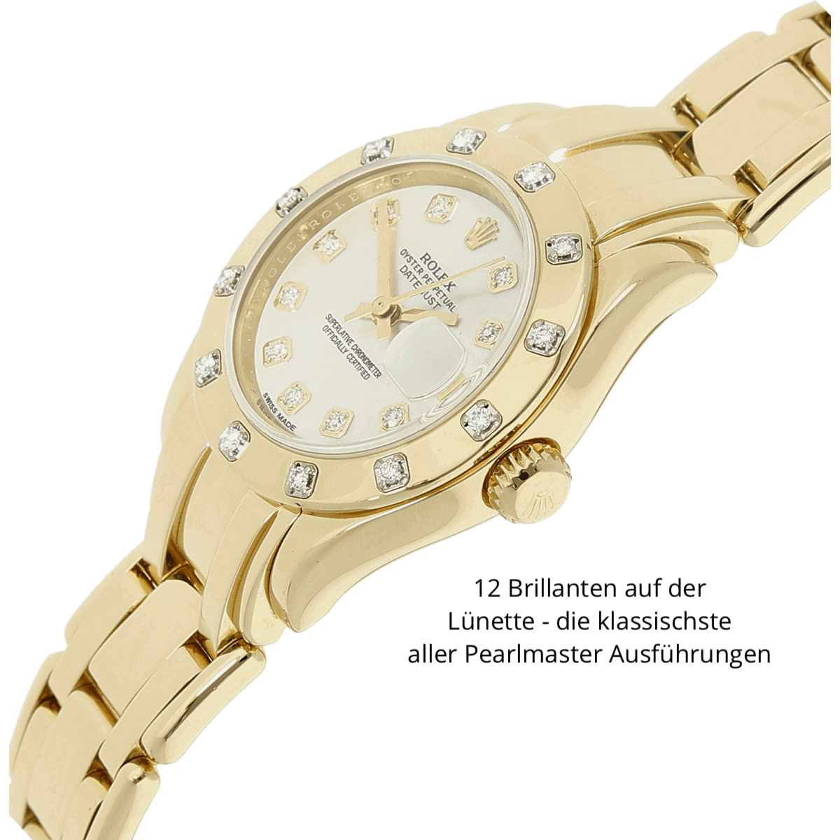 Rolex Pearlmaster MOP Dia Dial Gehaeuse rechts