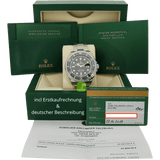 rolex-sea dweller gebraucht mit papieren und box