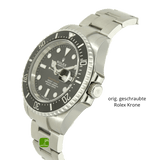 rolex-sea dweller gebraucht gehaeuse rechts mit krone