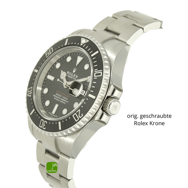 rolex-sea dweller gebraucht gehaeuse rechts mit krone