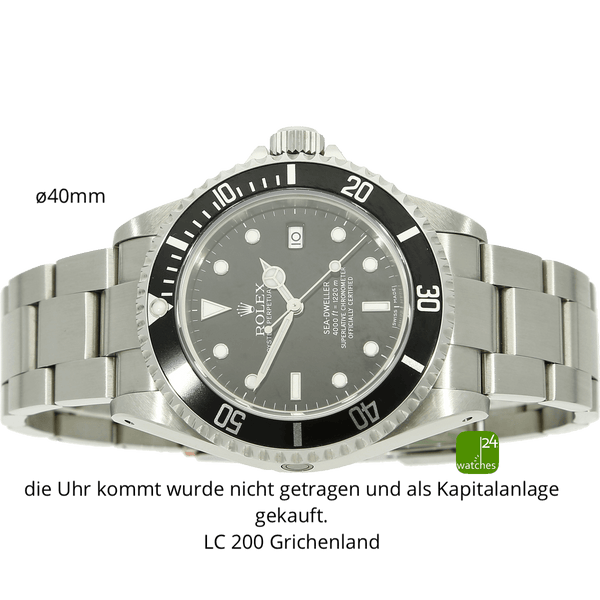 Rolex Sea Dweller 16600 neu liegend