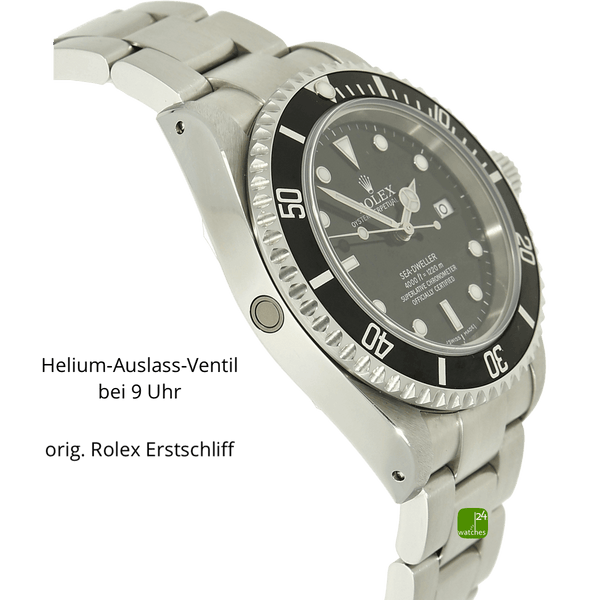 Rolex Sea Dweller 16600 neu Gehaeuse links