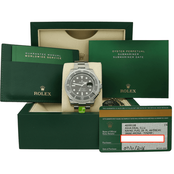 Rolex Submariner 116610LN neu mit Papieren