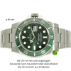 neue Rolex Submariner Hulk liegend
