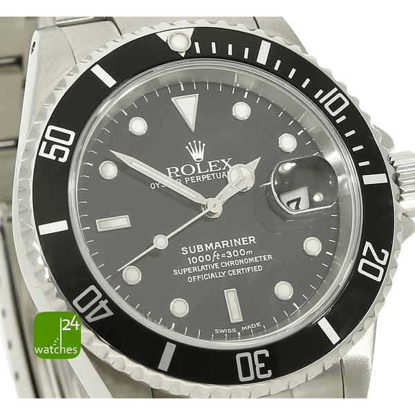 Rolex Submarnier Date 16610 Zifferblatt 