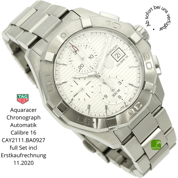 TAG Heuer Aquaracer Cal 16 halb liegend
