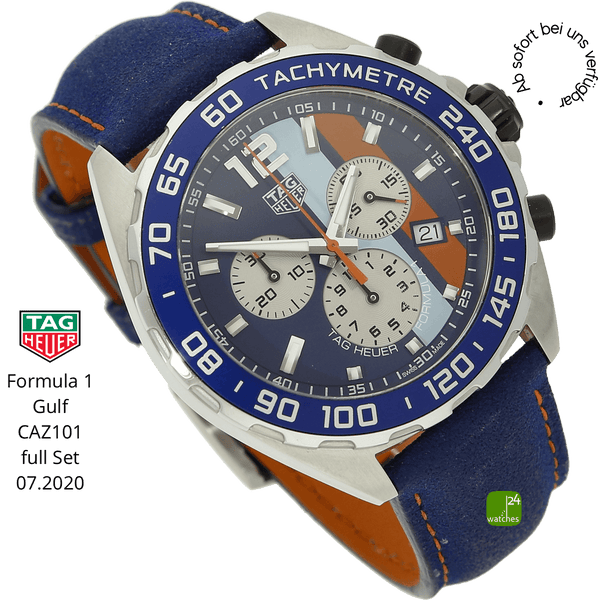 TAG Heuer Formula 1 Gulf halb liegend