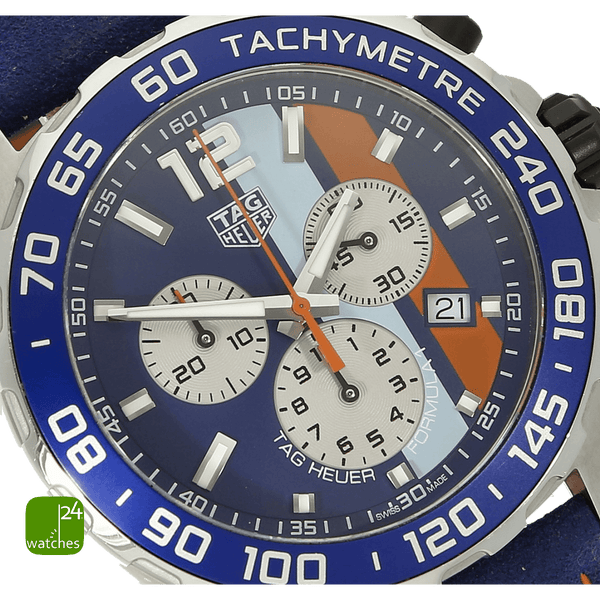 TAG Heuer Formula 1 Gulf Zifferblatt