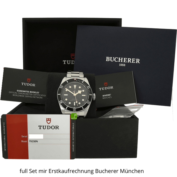 Tudor Black Bay  mit Papieren