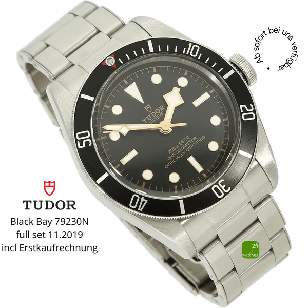 Tudor Black Bay halb liegend