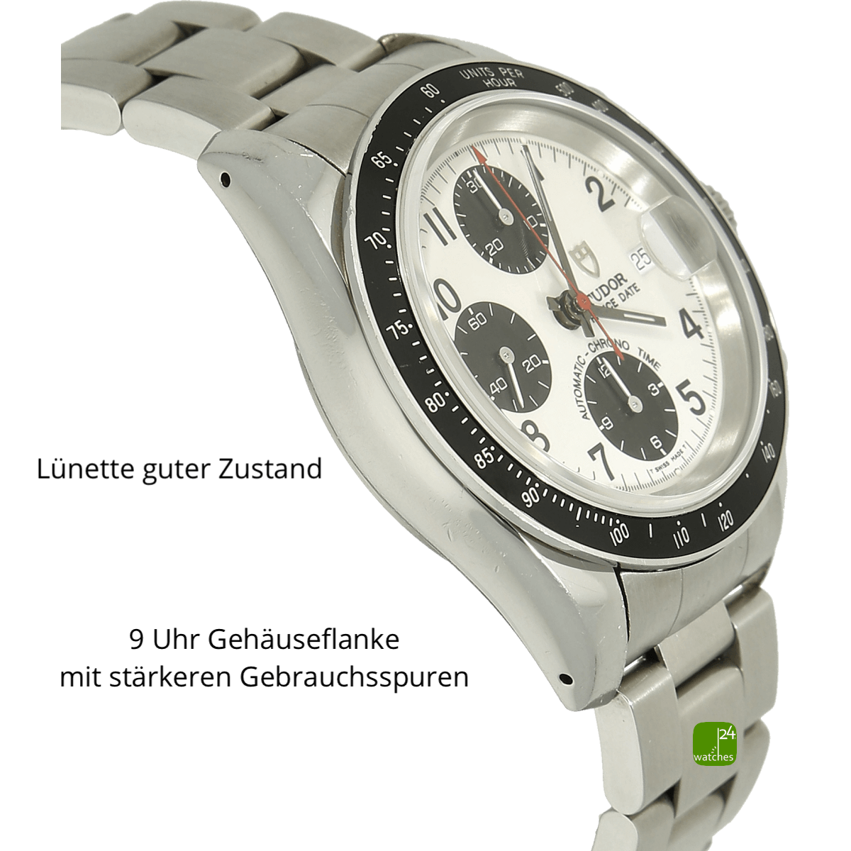 Tudor Prince Date Chrono Gehaeuse links