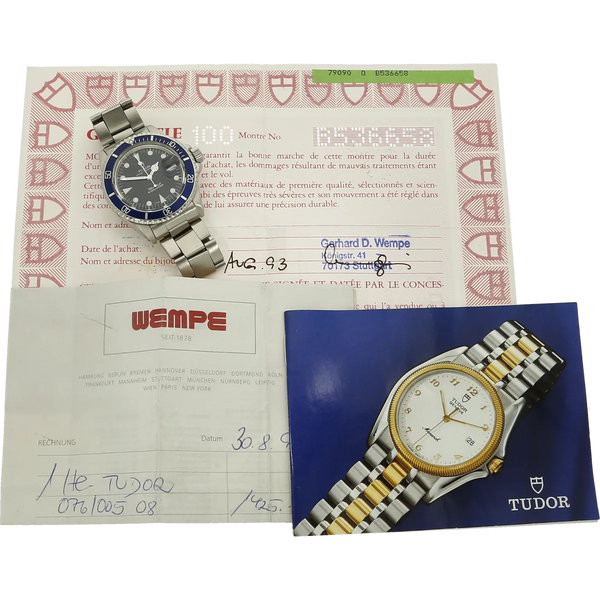 Tudor Submariner 79090 blue mit Erstkauf