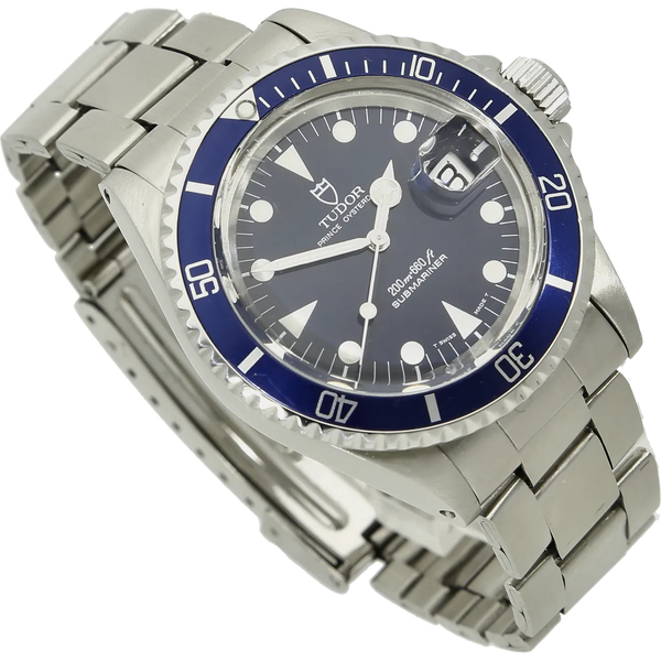 Tudor Submariner 79090 blue halb liegend