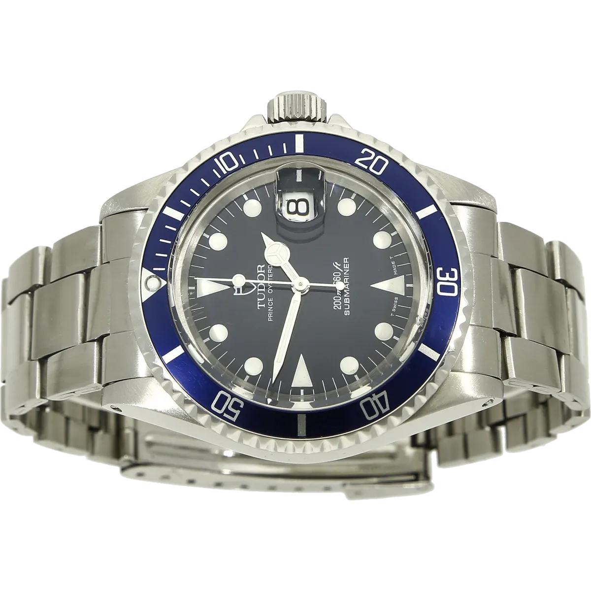 Tudor Submariner 79090 blue liegend