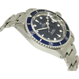 Tudor Submariner 79090 blue Gehaeuse links 