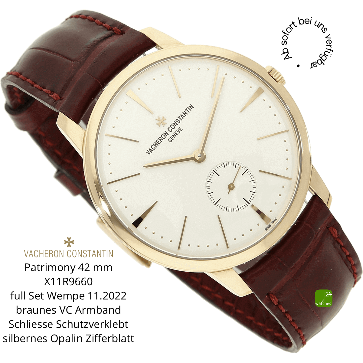 VC Patrimony 42 mm Rotogld halb liegend