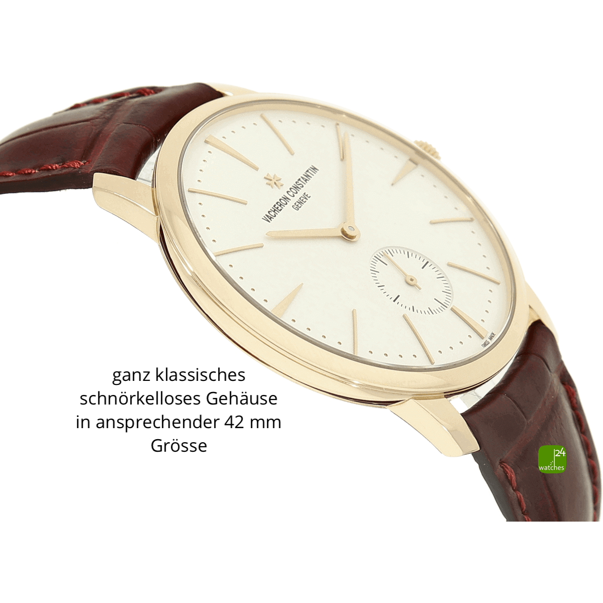 VC Patrimony 42 mm Rotogld Gehaeuse links