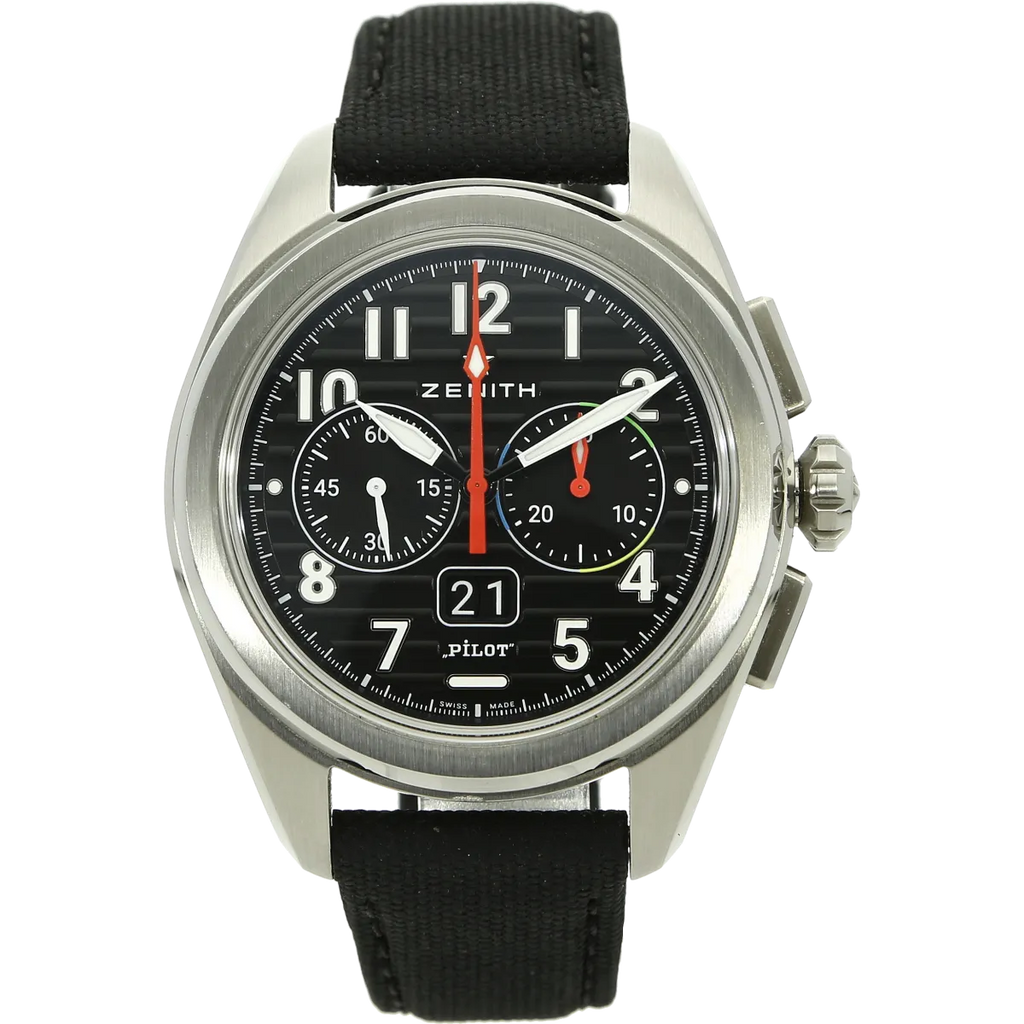 Zenith Pilot Flyback Big Date - Ready for take off!