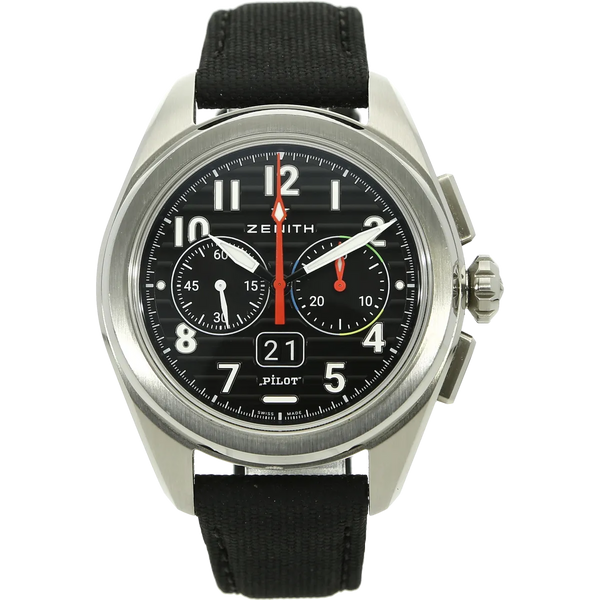 Zenith Pilot Flyback Big Date - Ready for take off!