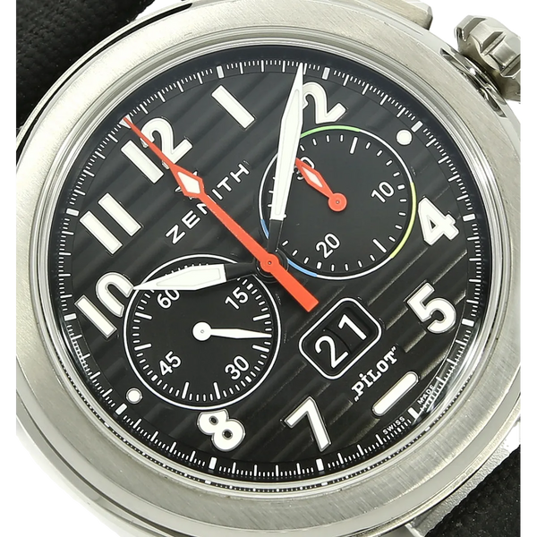 Zenith Pilot Flyback Big Date - Ready for take off!