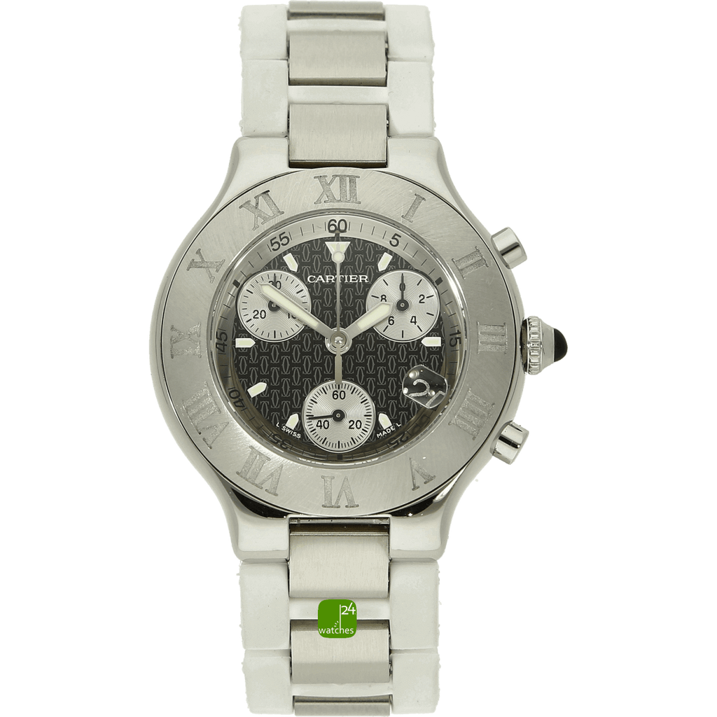 Cartier must 31 chronosaph 2424 stehend 