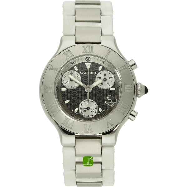 Cartier must 31 chronosaph 2424 stehend 