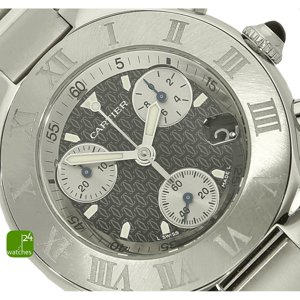 Cartier must 31 chronosaph 2424 Zifferblatt 