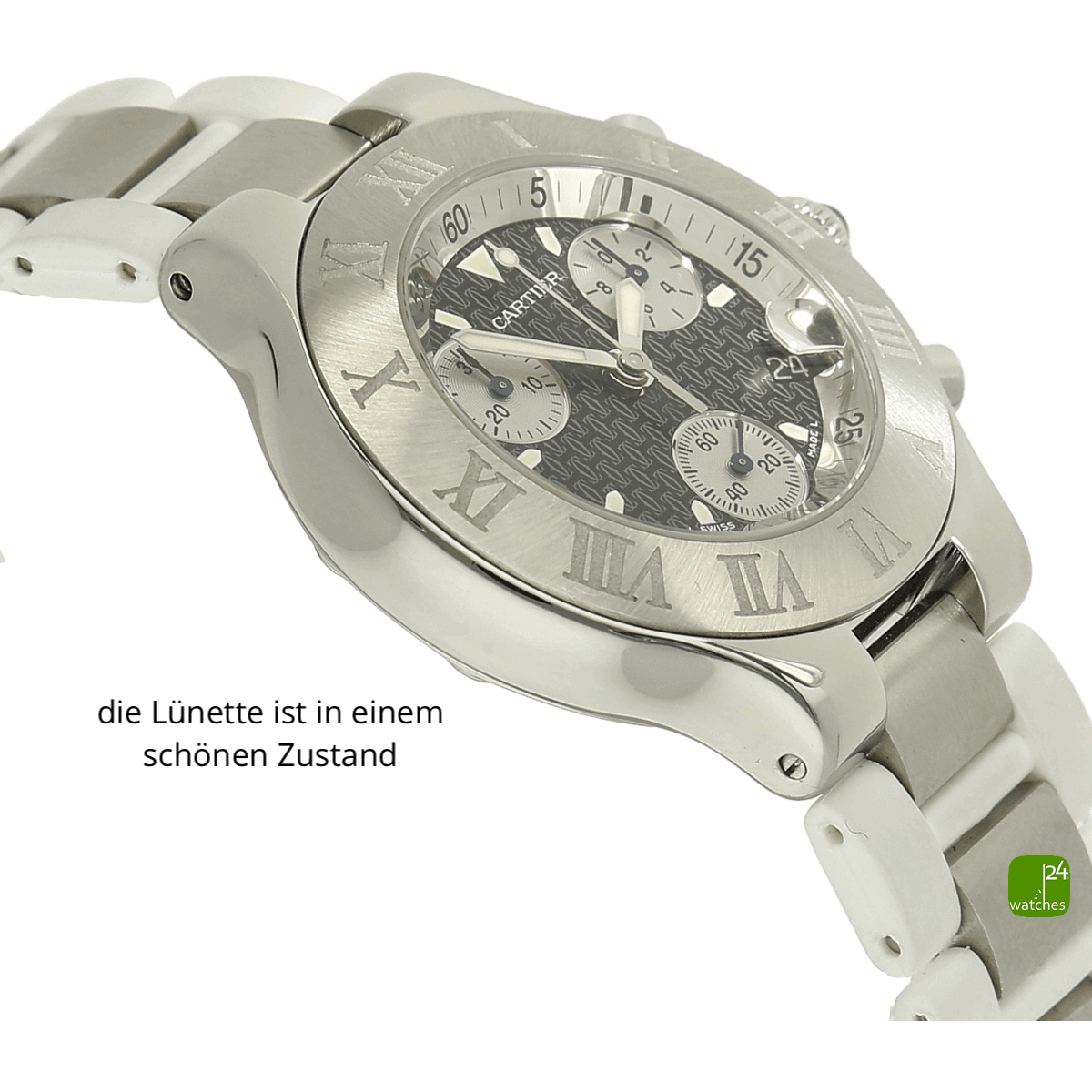 Cartier must 31 chronosaph 2424 Gehaeuse links 