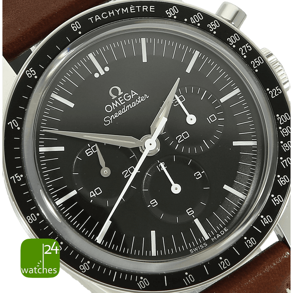 lim first Omega Moonwatch in Space Zifferblatt