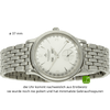die jaeger le coultre Uhr master calender hat ein orig. Edelstahl Armband 