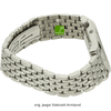 das edelstahl armband der jaeger le Coultre Uhr Master Caleder ist ca 19 cm lang