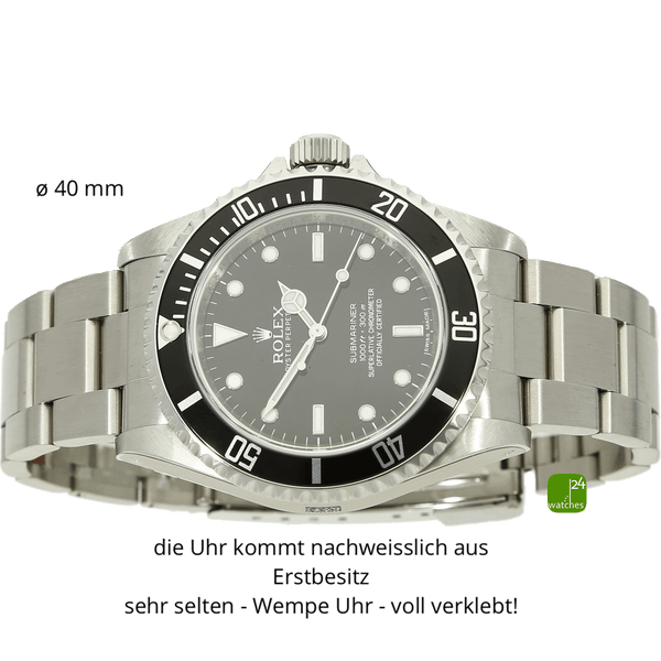 NEUE Rolex Submariner no Date liegend