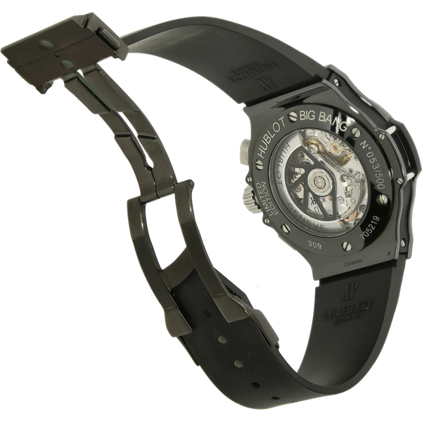Hublot Ice Bang split second Schliesse offen 