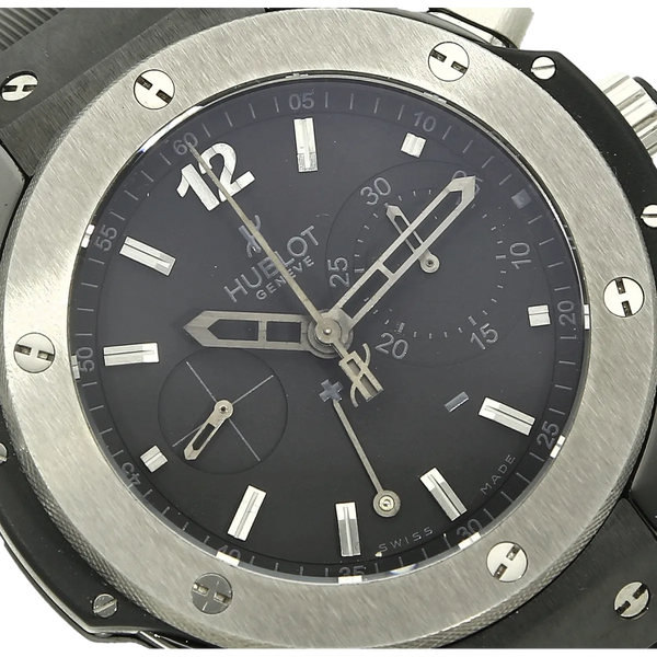 Hublot Ice Bang split second Zifferblatt 