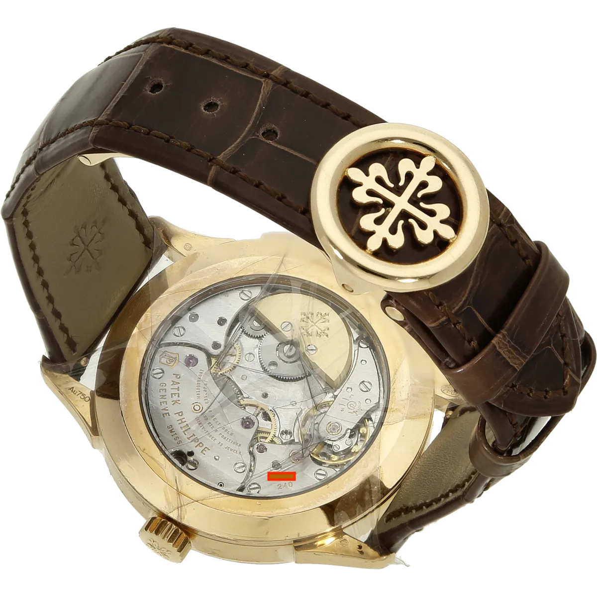 neue Patek Philippe Worldtimer 5230R clasp closed case sticker on 