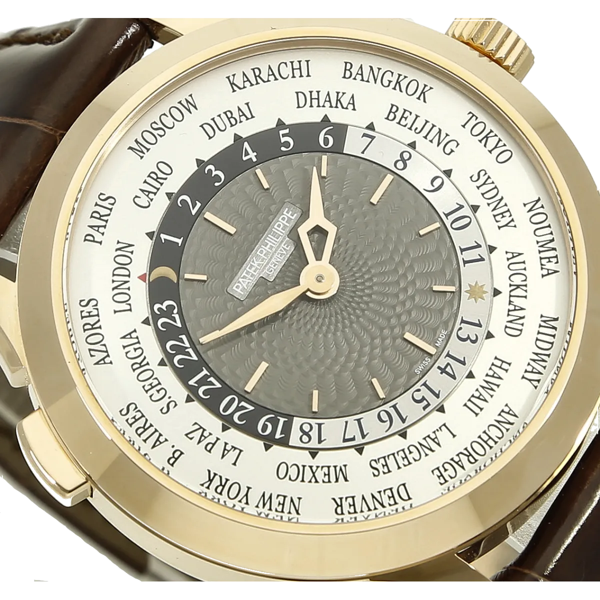 neue Patek Philippe Worldtimer 5230R dial