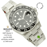 Rolex GMT 116710 neu halb liegend