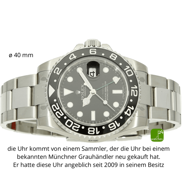 Rolex GMT 116710 neu liegend