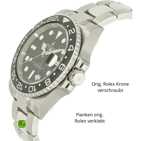 Rolex GMT 116710 neu Gehaeuse rechts