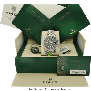 Rolex GMT 126710BLRO mit Papieren 